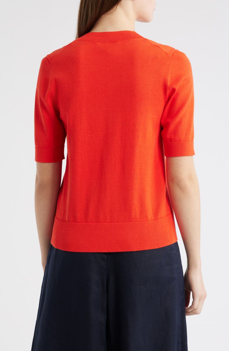 COS Short Sleeve Cotton Sweater, Alternate, color,