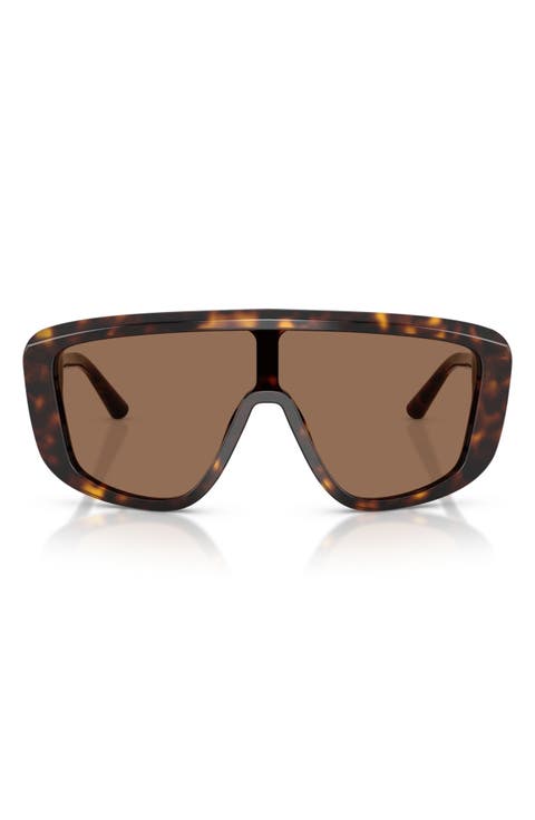 128mm Rectangular Shield Sunglasses