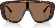 Dolce&Gabbana 128mm Rectangular Shield Sunglasses