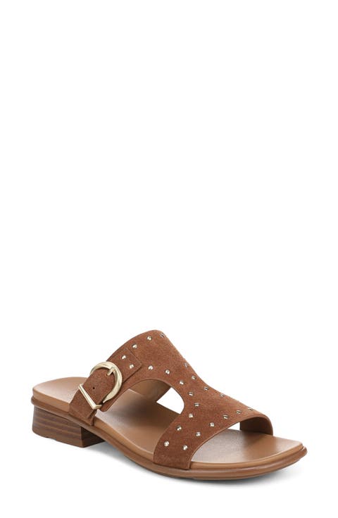 Studded Beach Slide Sandal (Women)