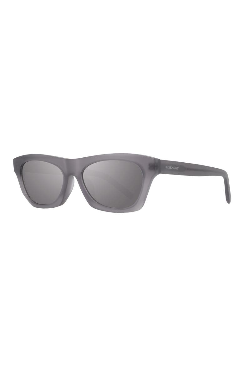 Day 55mm Square Sunglasses, Alternate, color, GREY / SMOKE MIRROR