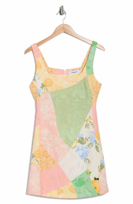 Desigual Patchwork Print Sleeveless Minidress