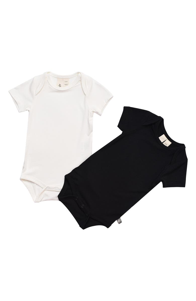 Kyte BABY Assorted 2-Pack Bodysuits, Main, color, Cloud/ Midnight