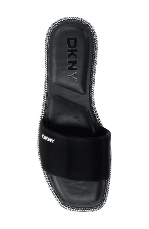 Dkny Bavant Slide Sandal In Black
