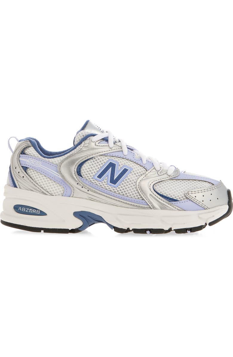 New Balance Gender Inclusive 530 Sneaker, Alternate, color, Silver Metallic/Daybreak