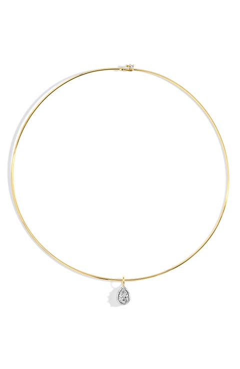 Remi Pear Collar Necklace