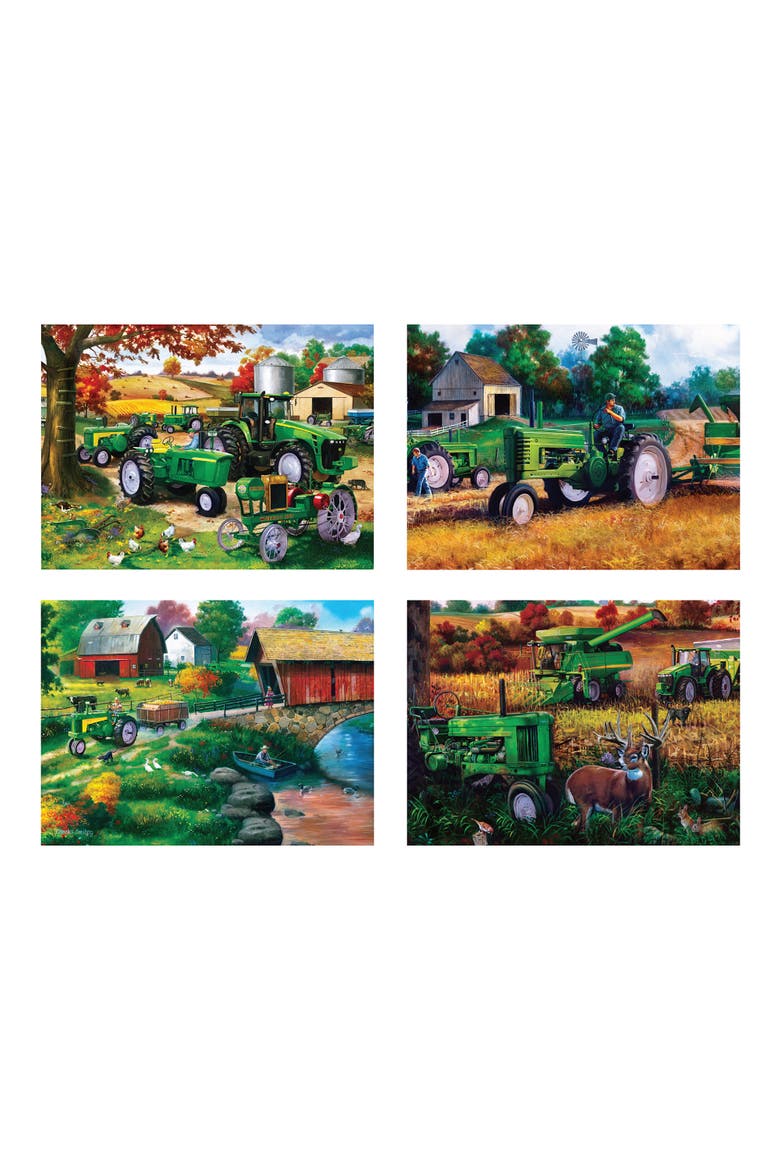 Farm & Country 500pc Puzzles 4 Pack, Alternate, color, Multicolor