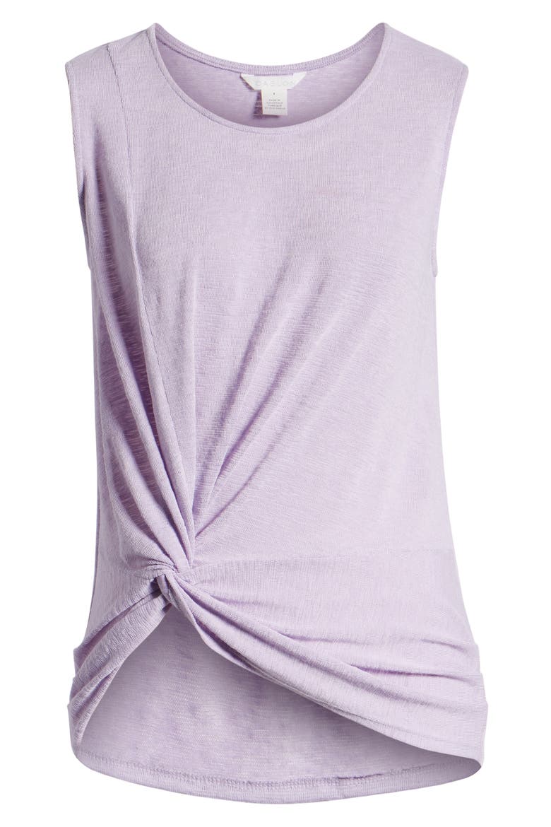 Twist Front Tank, Alternate, color, PURPLE BETTA