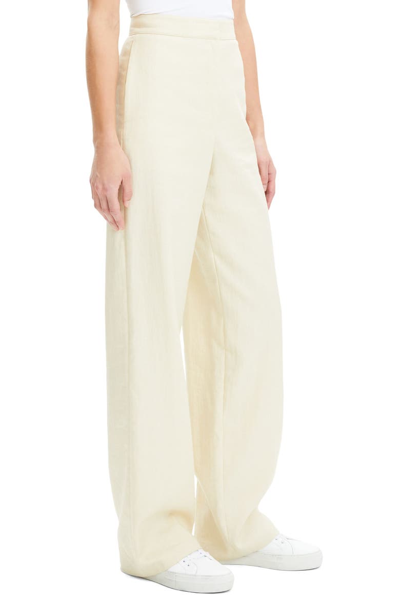 Clean Wide Leg Pants, Alternate, color, LIGHT LINEN