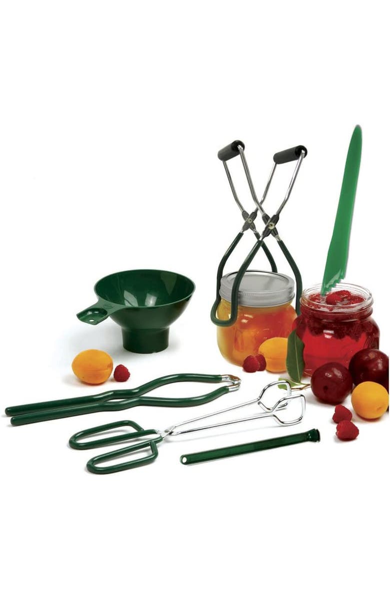 Norpro Essentials 6 Piece Canning Tools Set, Alternate, color, Green