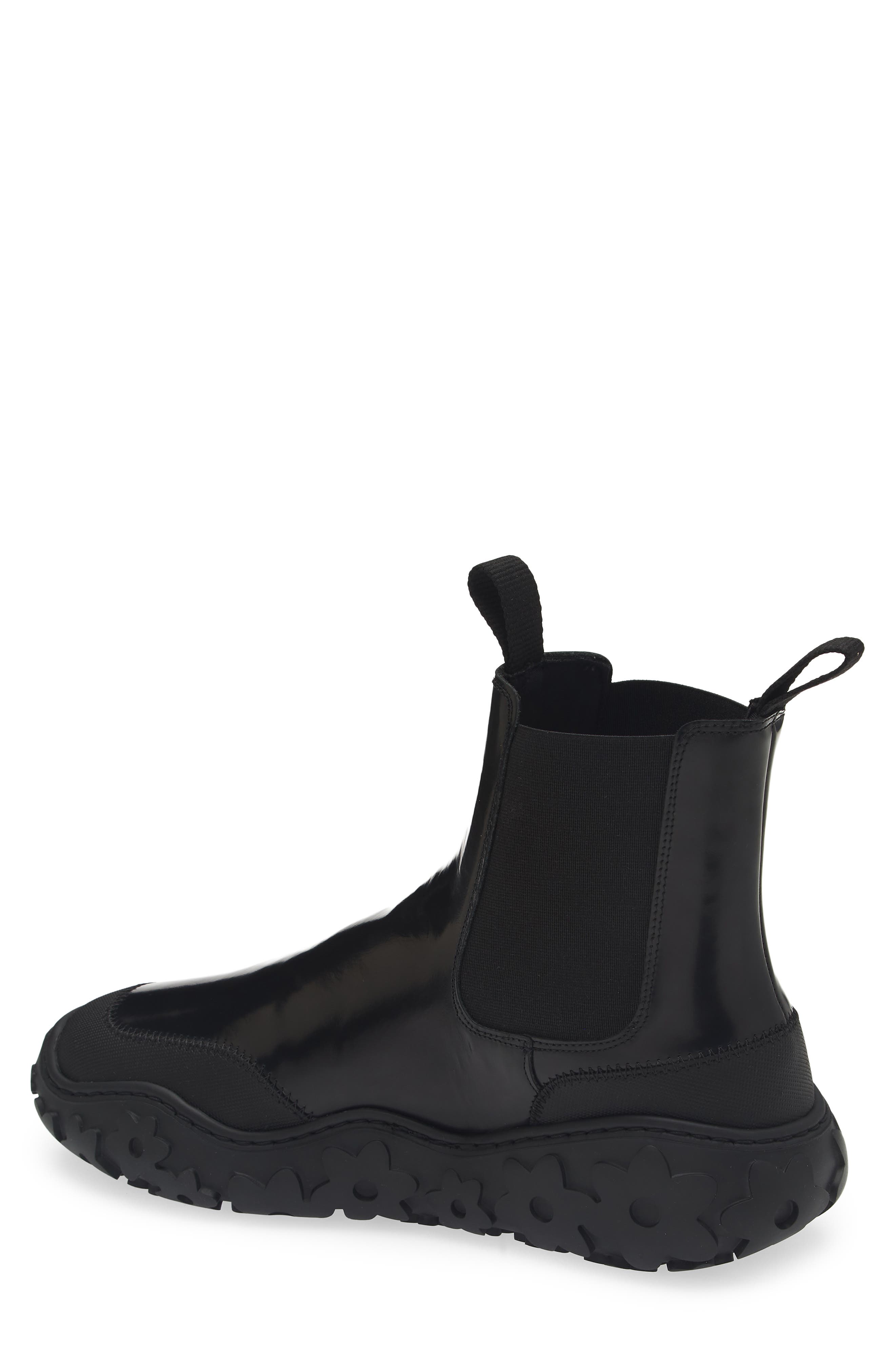 Cecilie Bahnsen Blance Floral Boot, Alternate, color, Black