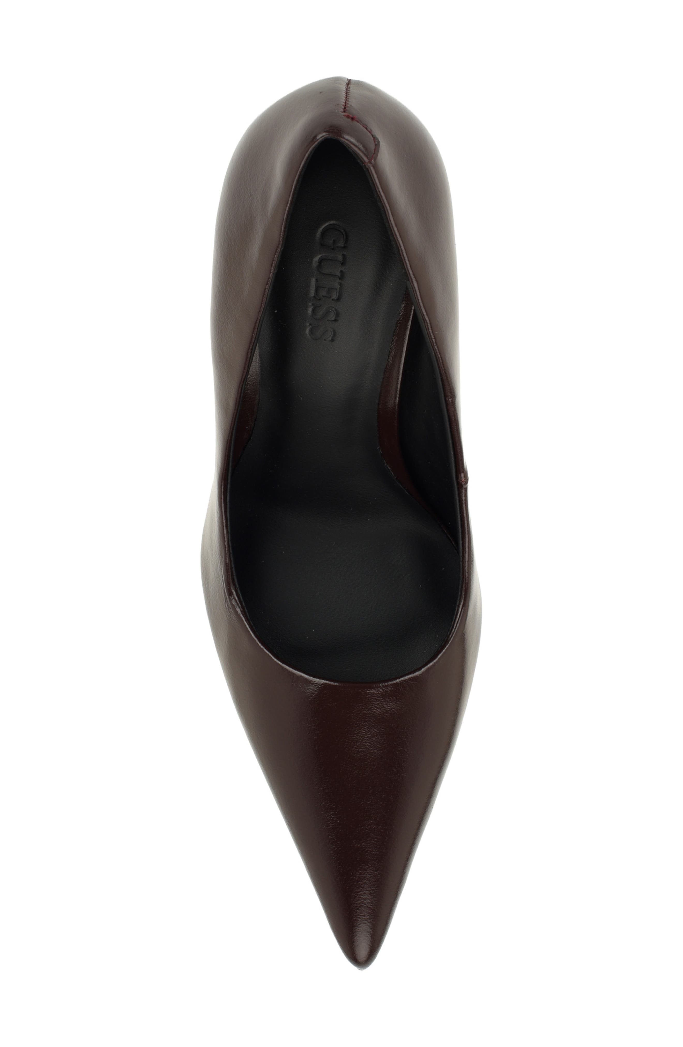 Naprini Pointed Toe Pump, Alternate, color, DARK RED