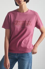 Brooklyn Industries Logo Cotton Graphic T-Shirt