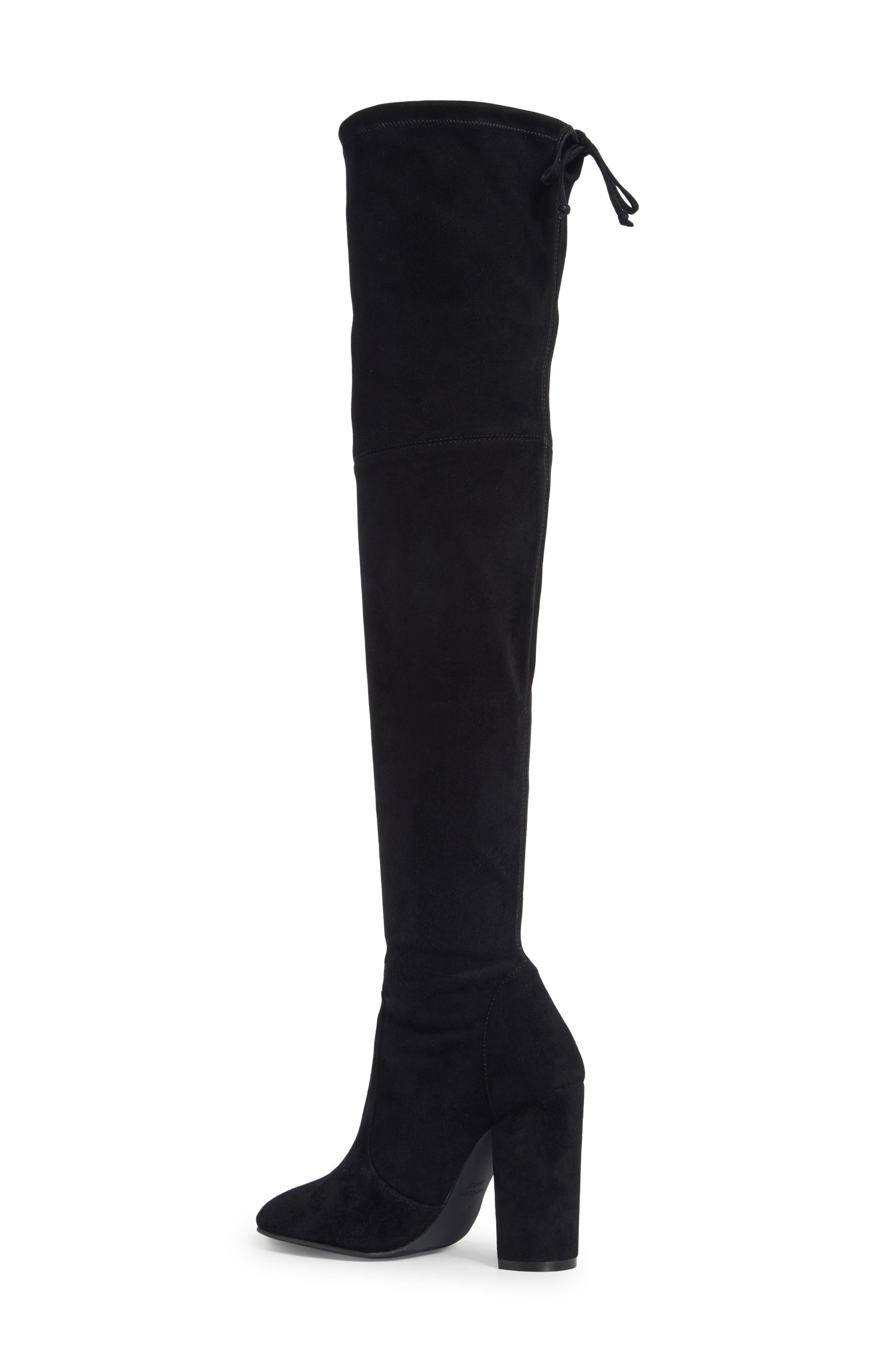 Ariana 100 City Over the Knee Boot, Alternate, color, BLACK