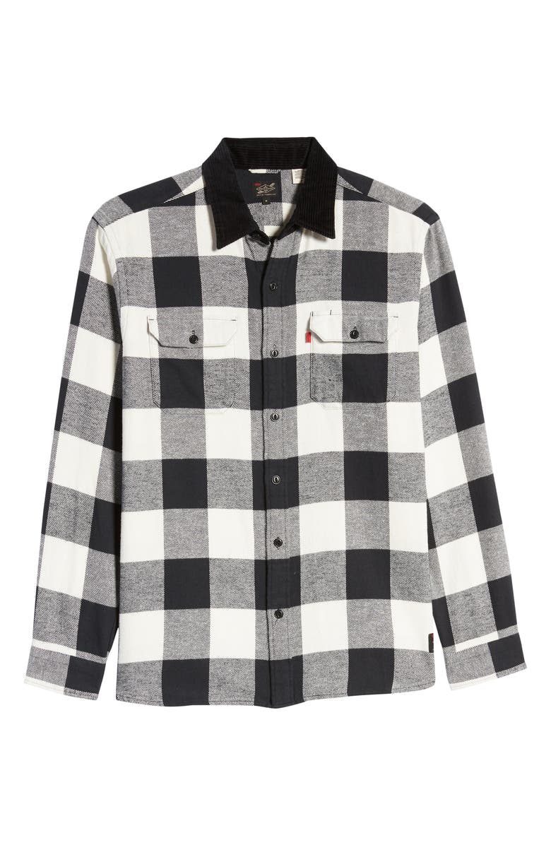 Levi's<sup>®</sup> x Justin Timberlake Regular Fit Button-Up Plaid Flannel Worker Shirt, Alternate, color, 