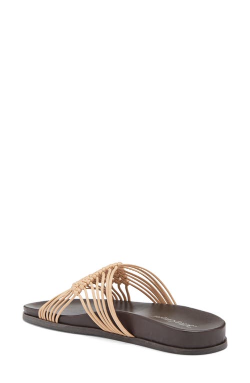 Jeffrey Campbell Plait Sandal In Buff