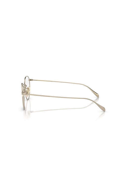Oliver Peoples 47mm Phantos Optical Glasses In Gold