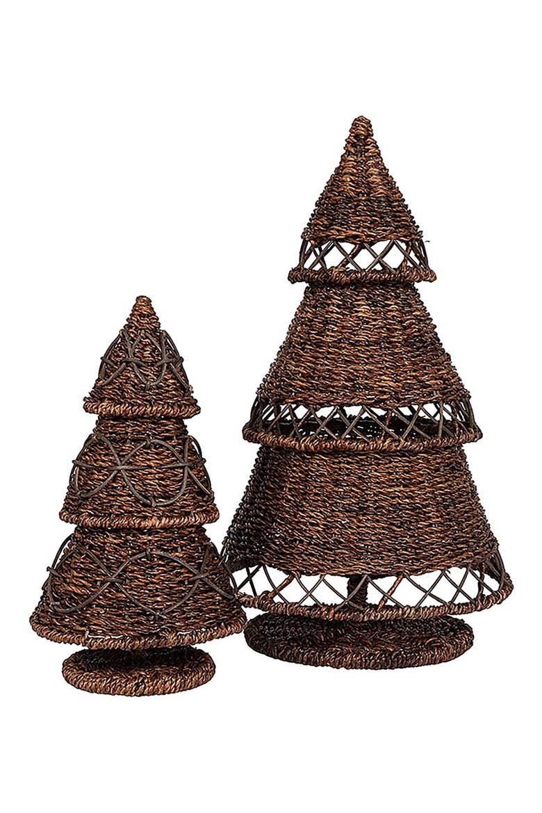 Devon Willow 16-Inch Tree, Alternate, color, BROWN