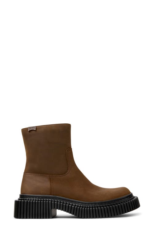 Camper Pix Berlin Zip Boot In Brown