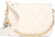 Madden Girl Modular Diamond Quilted Crossbody Bag