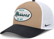Nike Men's Nike Khaki/Navy Seattle Mariners Rise A-Frame Trucker Adjustable Hat