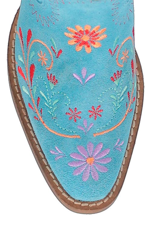 Dingo Sugar Bug Embroidered Western Boot In Blue