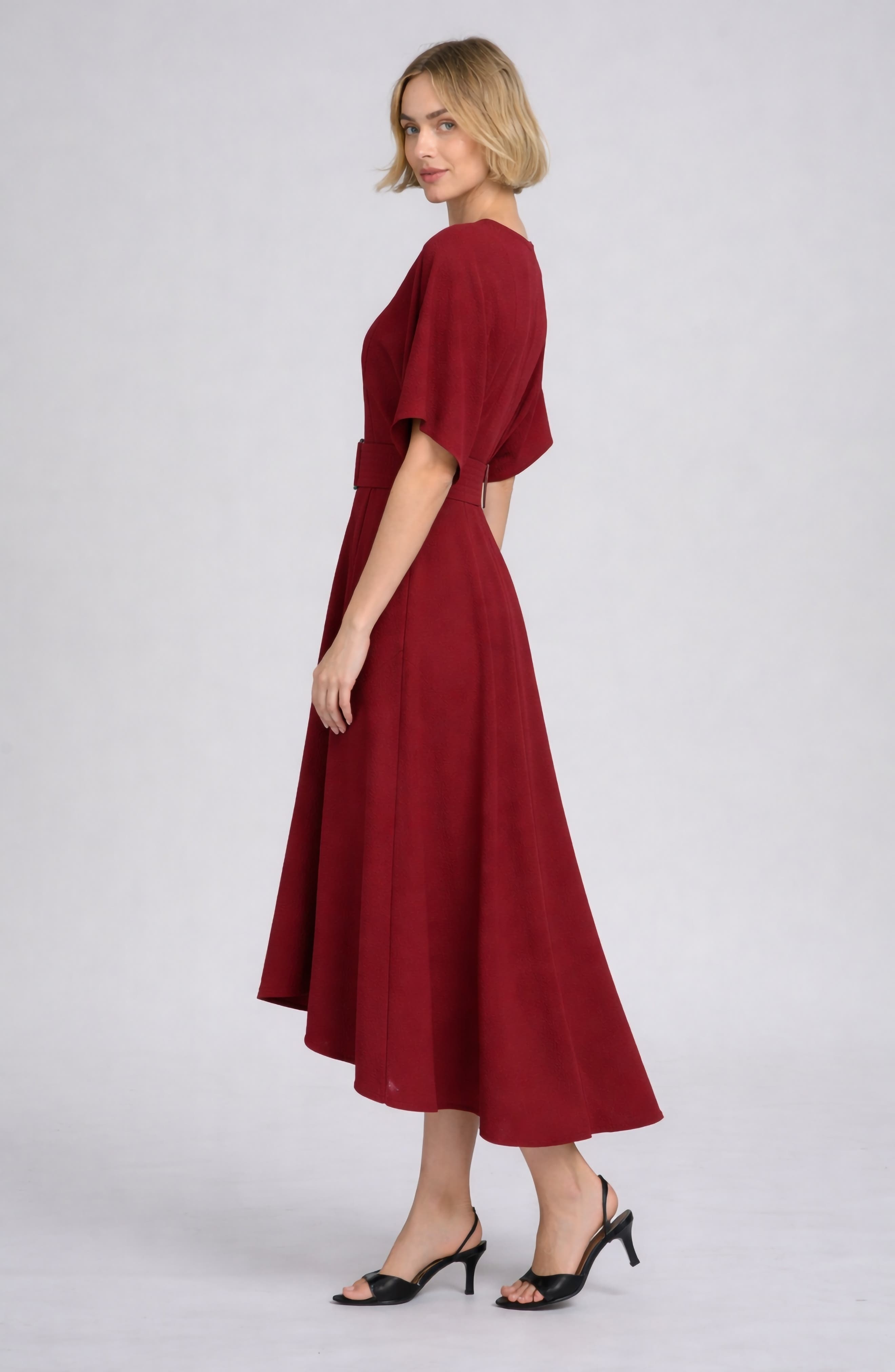Belted Midi Dress - image 4