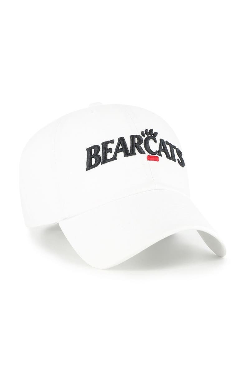 '47 Men's '47 White Cincinnati Bearcats Clean Up Adjustable Hat, Alternate, color, White