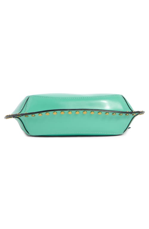 Isabel Marant Oskan Moon Crossbody Bag In Green