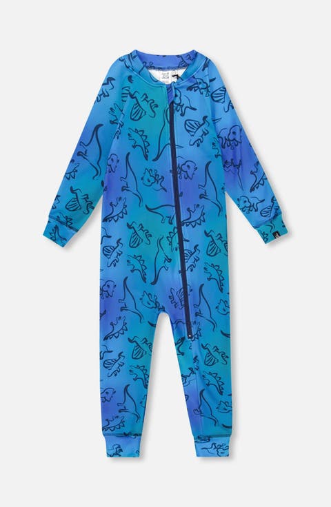One-Piece Thermal Underwear Dinosaur (Baby)