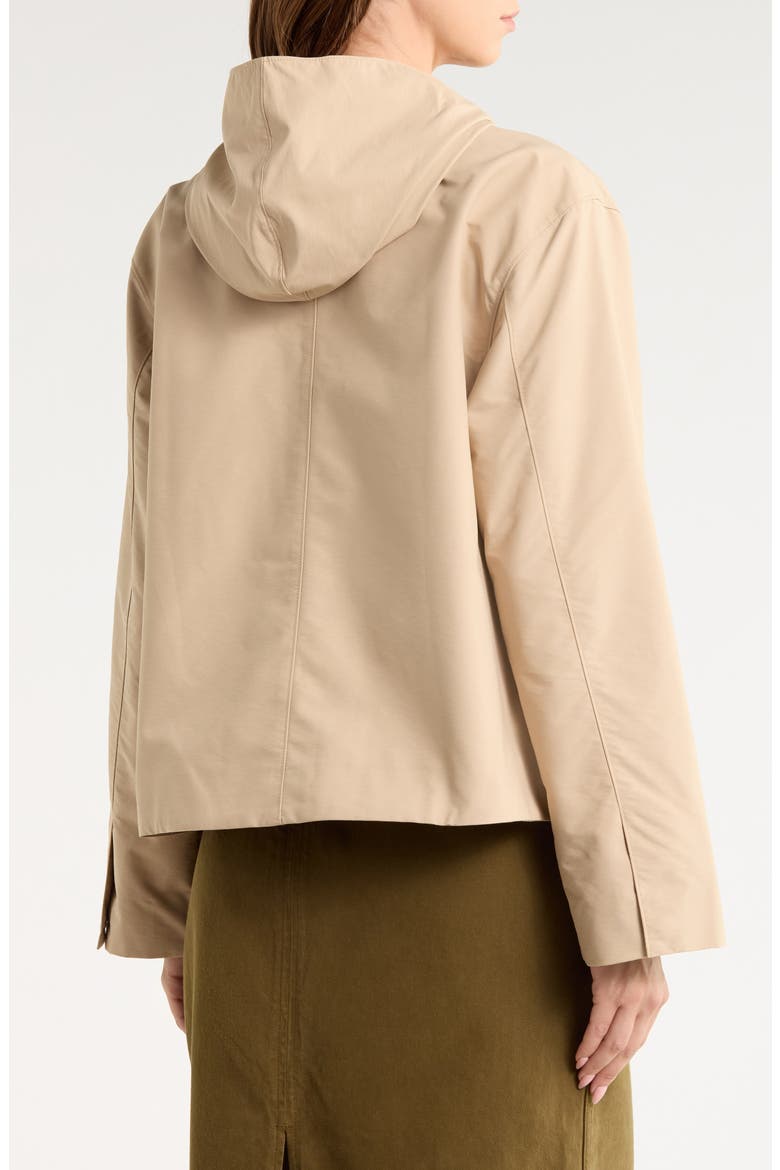Kinsley Tie Neck Jacket, Alternate, color, KHAKI