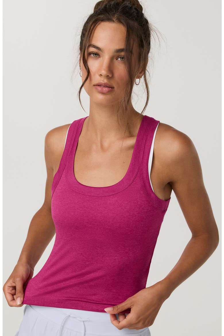 Energy Racerback Tank, Alternate, color, DRAGON FRUIT HEATHER