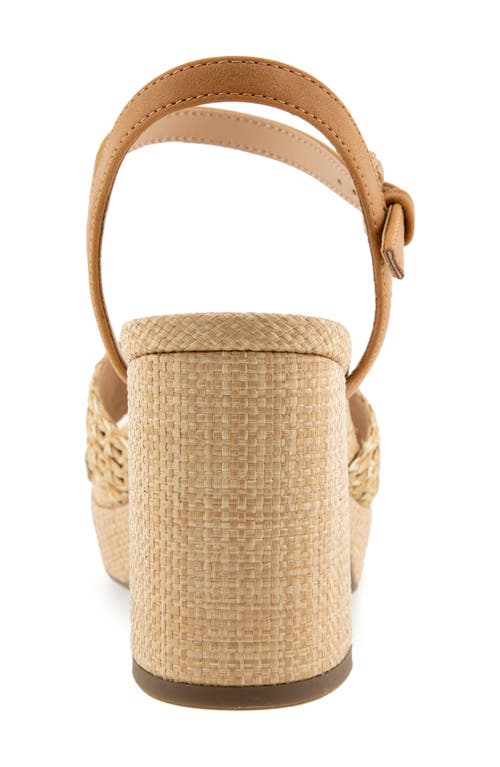 Reaction Kenneth Cole Reeva Platform Sandal In Neutral