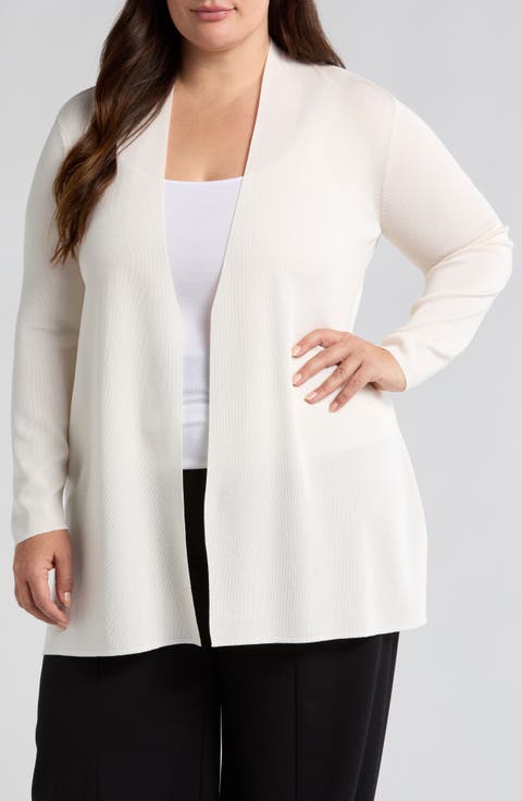 Napa Open Front Longline Cardigan (Plus)