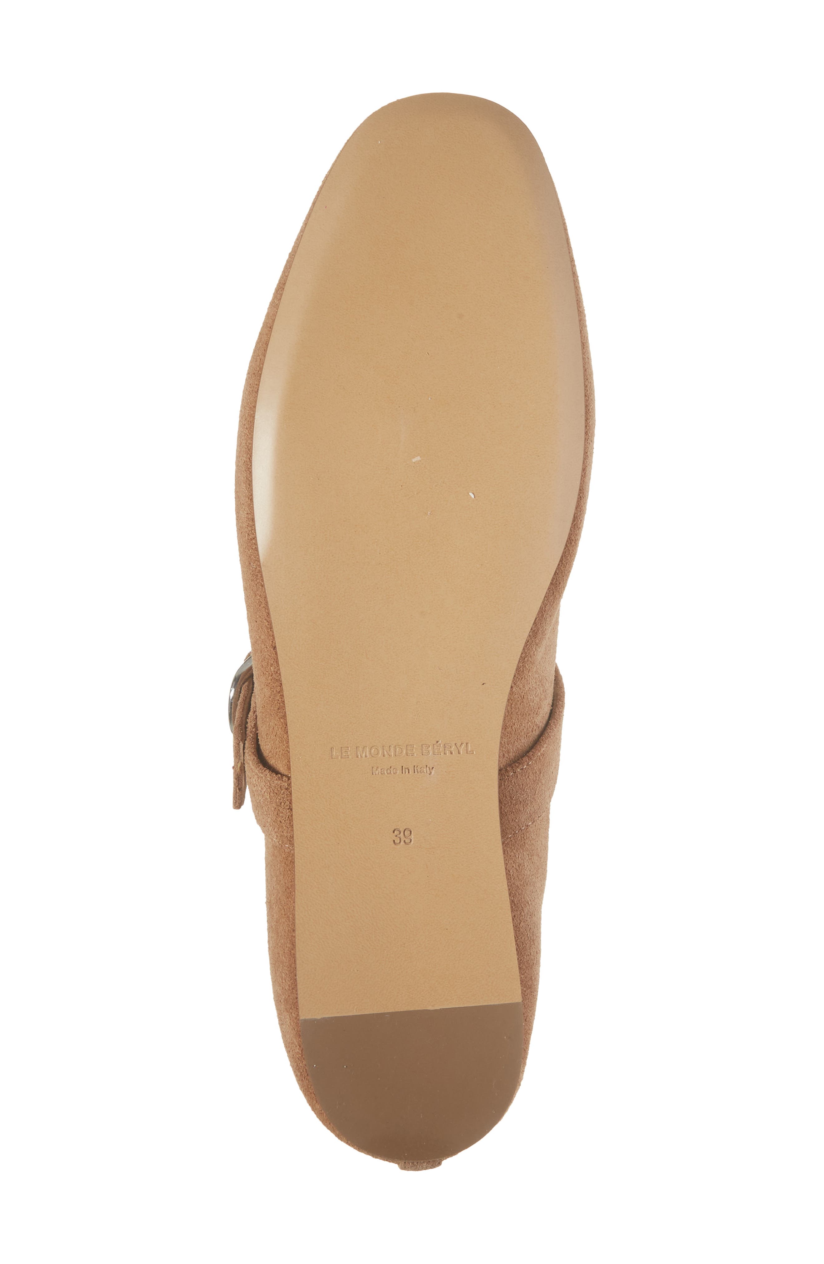 Le Monde Béryl Stella Buckle Strap Ballet Flat, Alternate, color, Sienna