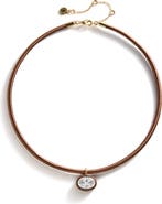 BaubleBar Lindsey Crystal Collar Necklace