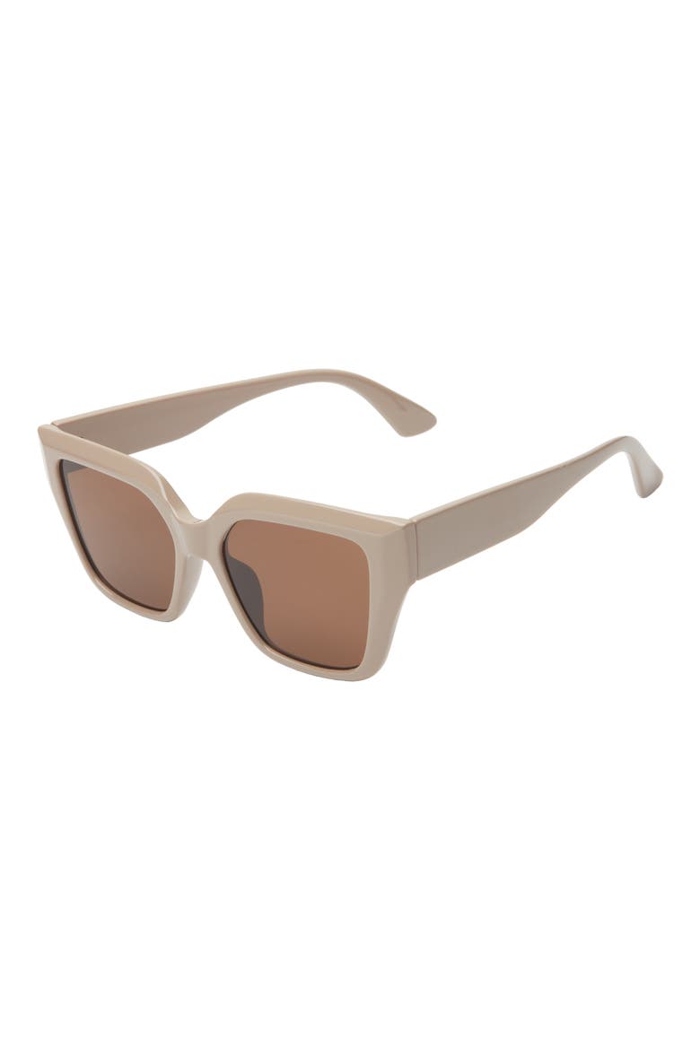 Square Sunglasses, Alternate, color, BEIGE