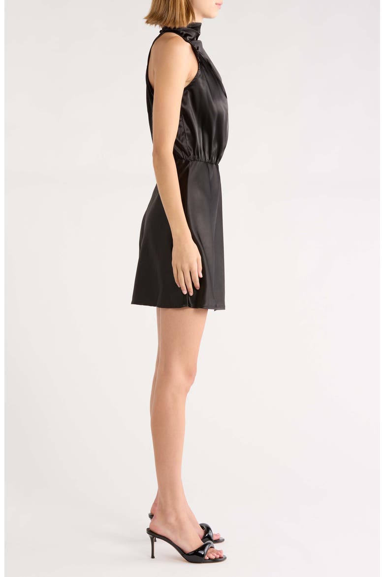 Esmena Sleeveless Minidress, Alternate, color, BLACK