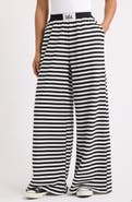 Dressed in Lala Do No Harm Striped Wide Leg Pants