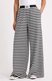 Dressed in Lala Do No Harm Striped Wide Leg Pants