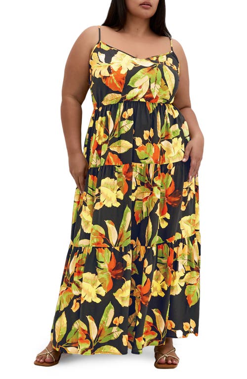 City Chic Oasis Maxi Sundress