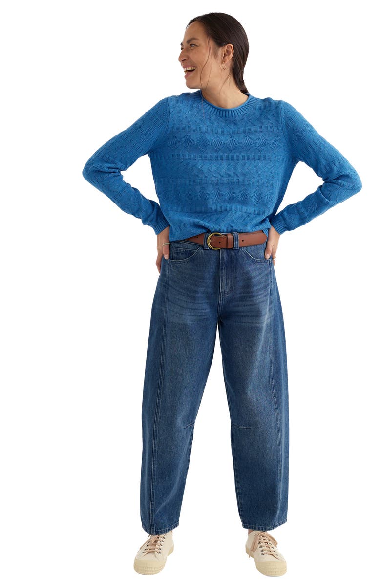 Seasalt Cornwall Kinter Organic Cotton Crewneck Sweater, Alternate, color,