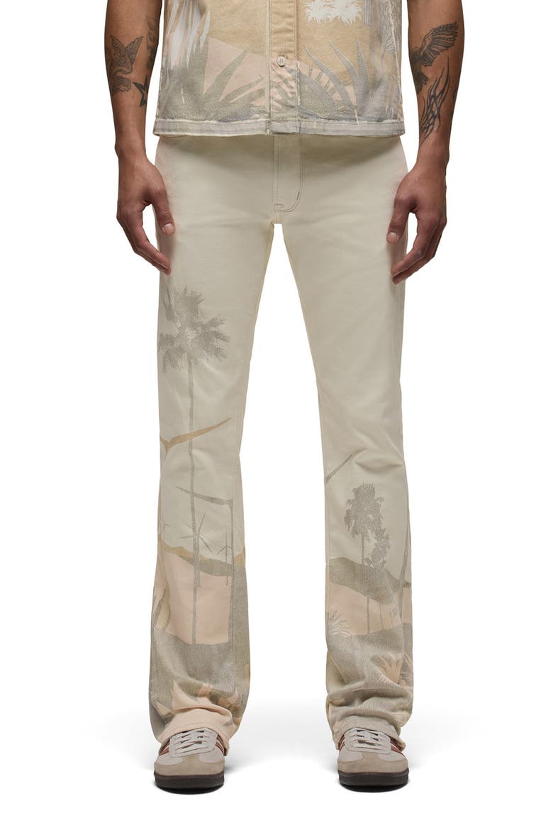 Walker Kick Flare Jeans, Main, color, NATURAL DESERT