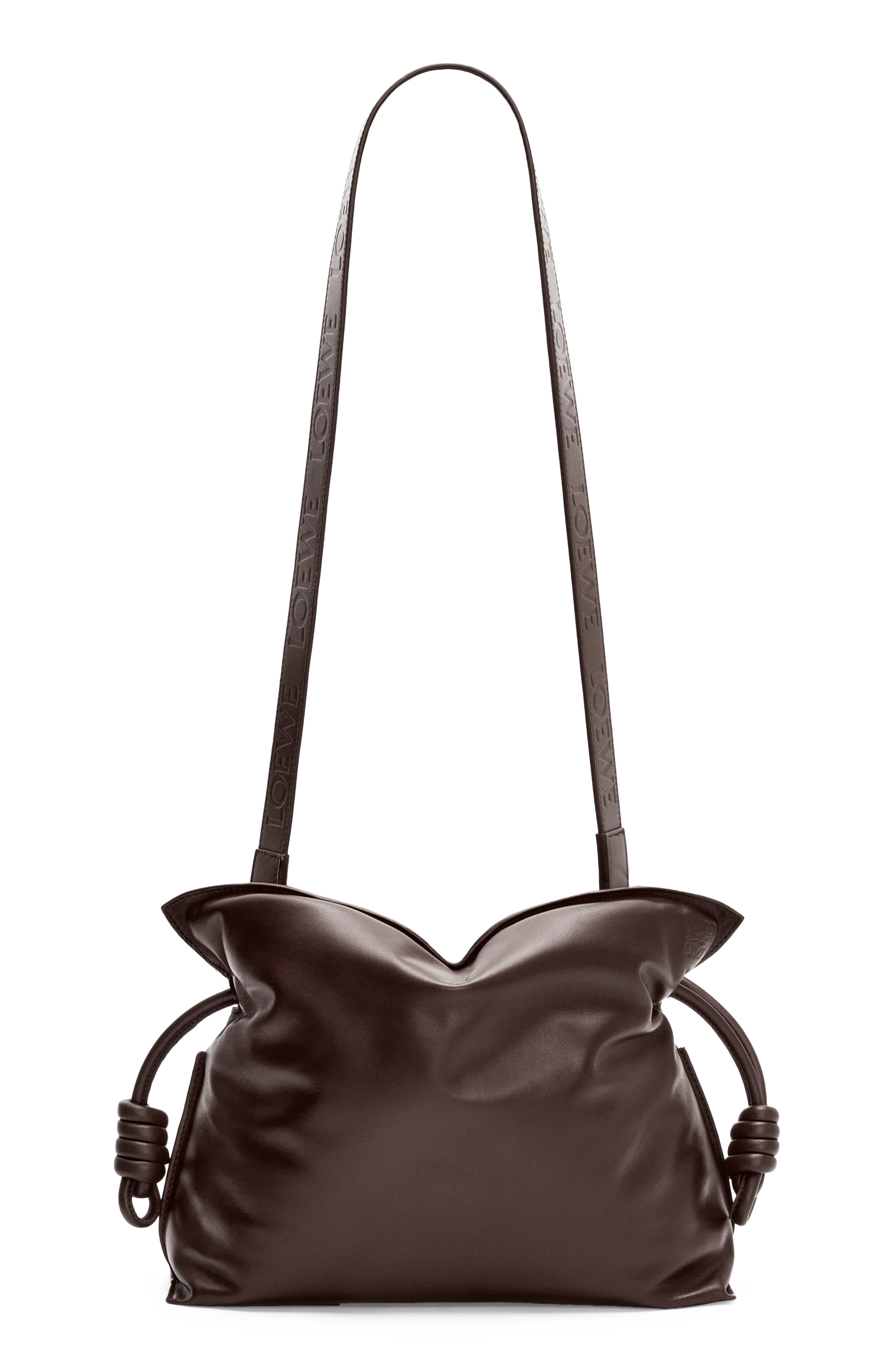 Loewe Flamenco Puffer Leather Clutch, Main, color, 