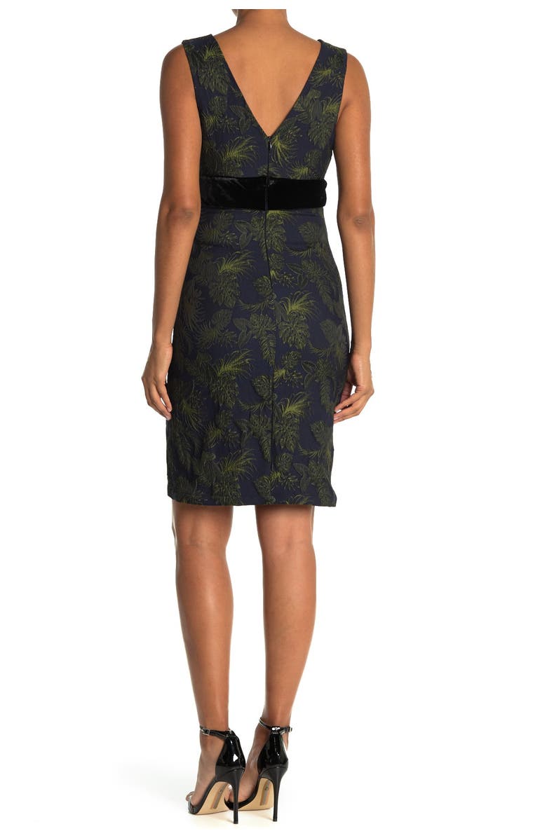 MAX STUDIO V-Neck Sleeveless Sheath Dress, Main, color, 