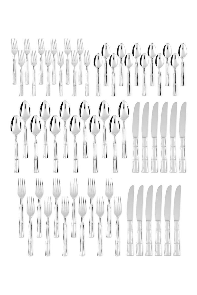 Royal Pacific 60-Piece Flatware Set, Main, color, SILVER