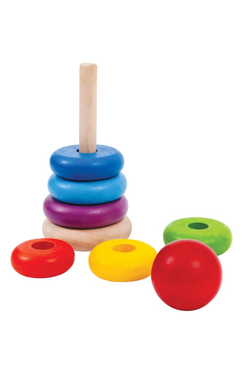 PlanToys<sup>®</sup> Stacking Ring Playset, Alternate, color, Assorted