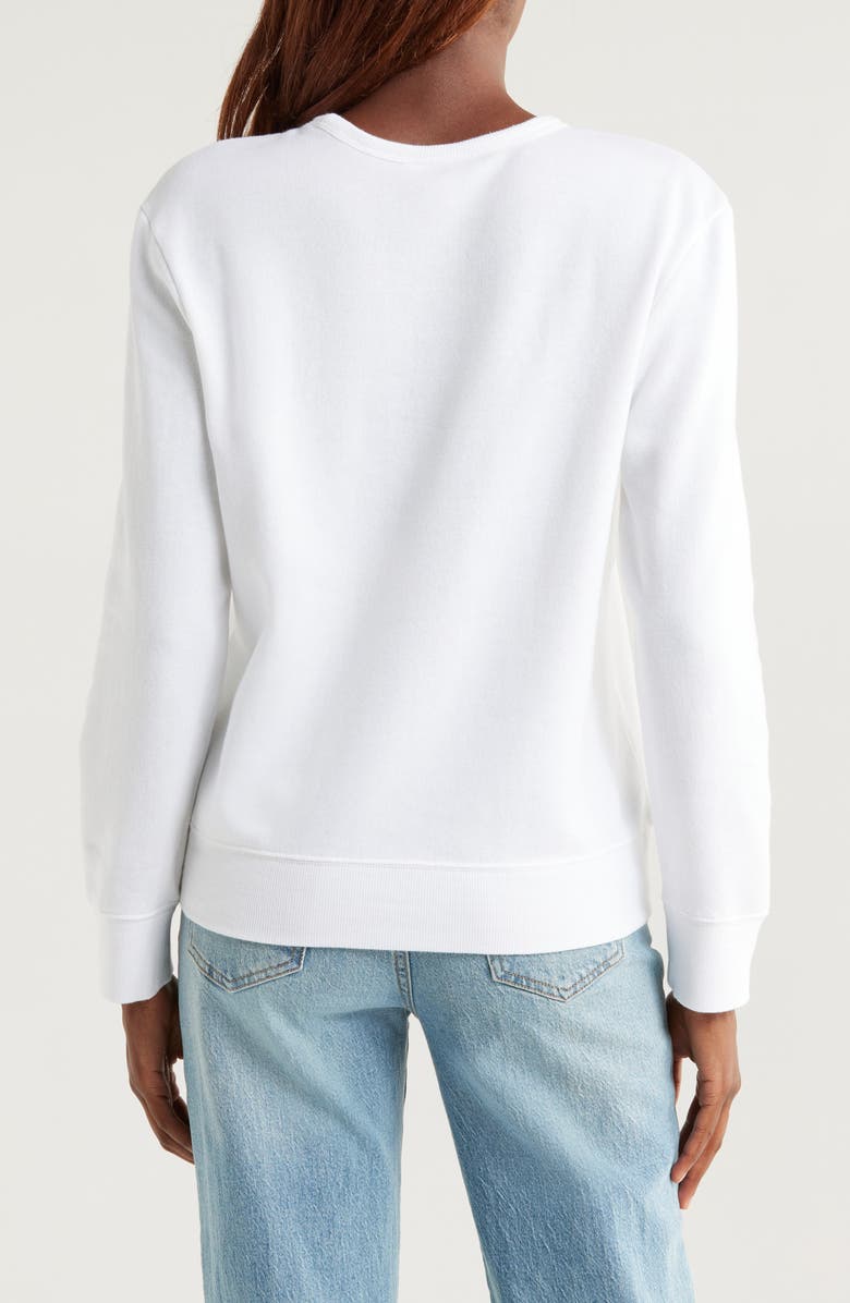 Caslon<sup>®</sup> Warm Waves Lazy Days Embroidered Sweatshirt, Alternate, color,