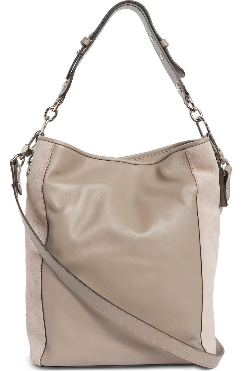 Longchamp Mademoiselle Perforated Hobo Bag, Alternate, color, Sand