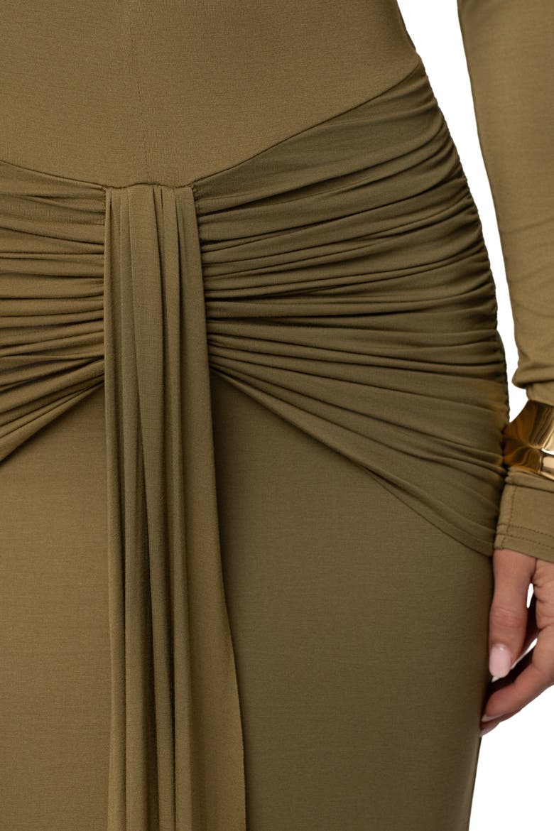 All The Stars Maxi Dress, Alternate, color, Olive